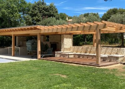 pool house en bois